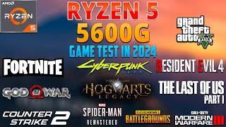 Ryzen 5 5600G Vega 7 Gaming Test - 15 Games at 900p in 2024 - Can It Handle Modern Gaming?