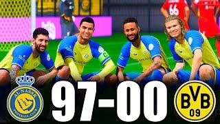 FIFA 23 | RONALDO, MESSI, MBAPPE, NEYMAR, ALL STARS | Al-Nassr 97-0 Borussia Dortmund | UCL FINAL