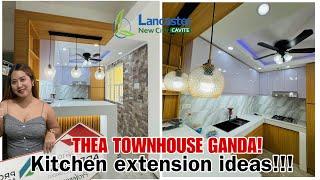 Ganda! THEA TOWNHOUSE KITCHEN EXTENSION ! Ginawang kitchen ang bedroom ! Lancaster New City Cavite