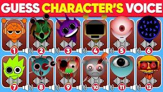  Guess The Phase 1, 2, 3, 4, 5 & 6 Sprunki Characters By Their VOICES! | Incredibox Sprunki Quiz