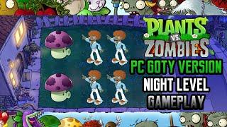 Plants vs Zombies PC GOTY Version Night Level Gameplay HD