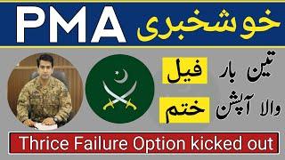 Thrice Failure Option in PMA Long Course | How Many Times We Can Attempt PMA LC Initial Test?