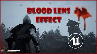 Blood and Dirt Lens FX in UE5 | Tutorial