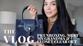 PR UNBOXING, MEET MY GRANDMA + FULL CLOSET CLEAR OUT | VLOG S5:E1 | Samantha Guerrero