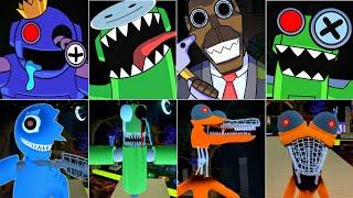 Animatronic Rainbow Friends Vs Sus Imposter Rainbow Friends Monster All Jumpscare Comparison Moments