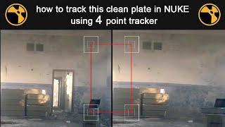 nuke 2d tracking tutorial | how to track clean plate in nuke.