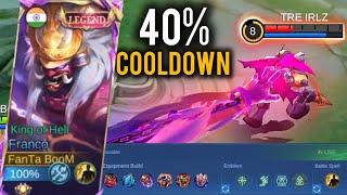 Insane Flicker Hooks By Roaming Franco With 45% Cooldown Build | Mobile Legends