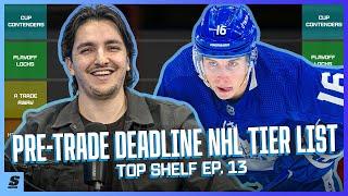 Pre-Trade Deadline NHL Tier List