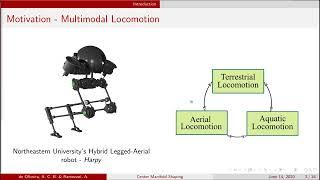 AIM2020 : Thruster assister Center Manifold shaping in Bipedal Legged Locomotion