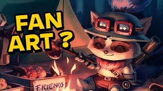 FAN ART IN YOUR PORTFOLIO?  ( League of Legends speedpaint process)