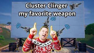 Fortnite: Cluster clinger is the best weapon.