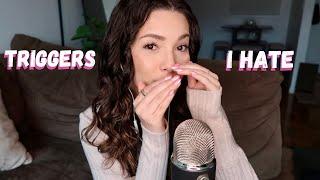 ASMR Doing Triggers I HATE (mic scratching, mouth sounds, etc)