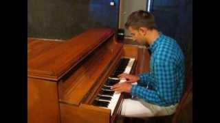 Max practicing his Master Concert Pianist talent