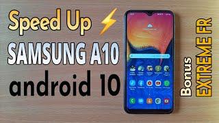 Speed up Samsung A10 after android 10 updates - Extreme FR for Gaming