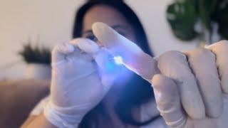 Examinando você com LANTERNA | Asmr Medical (asmr lights) nervos cranianos , examinando sua BOCA