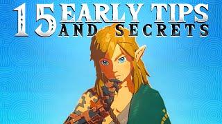15 Early Game Tips & Secrets - Zelda: Tears of the Kingdom