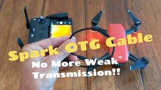 OTG Cable for DJI Spark Drone: Bad Connections SOLVED!!
