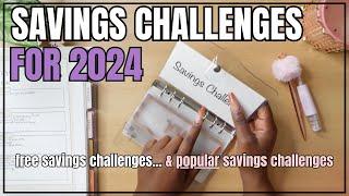 2024 SAVINGS CHALLENGES | FREE & POPULAR RESOURCES PROVIDED