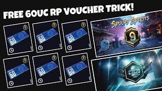 Free 60UC Rp Voucher Trick In Pubg Mobile A9 Royale Pass | C7S20 New Season In Pubg | A9 1 To 100Rp