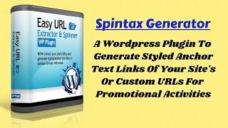 Spintax Generator | Generate Styled Anchor Text Links