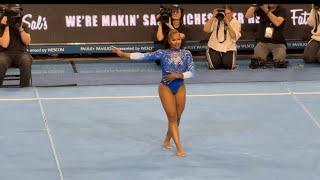 Jordan Chiles performs a great 9.95 scoring floor routine for UCLA gymnastics - March 9, 2025