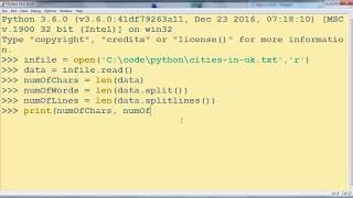 How to Count Characters, Words and Lines from a File in Python Language