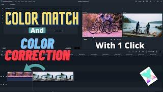 Filmora X Color Match And Color Correction Explained Detailed