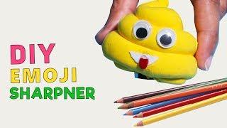 DIY Emoji Sharpener / Easy & Quick School Supplies for back to School Crafts / Pencil Sharpener