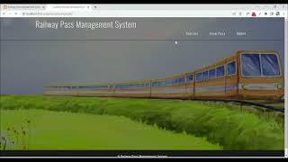Rail Pass Management System using PHP and MySQL | PHPGurukul
