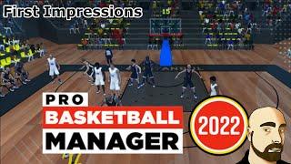 Pro Basketball Manager 2022: First Impressions (SUCH AN IMPROVEMENT!!!)