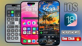 Real iOS 18 iPhone Theme For HyperOS + Miui 14,13,12| Real iPhone Theme | sardar ji True tech