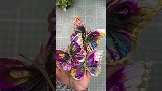 Easy Alcohol Inks + Photo Paper  Butterfly Card Ideas