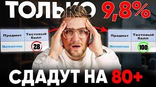 Рособразование: «Только 9,8% сдают ЕГЭ на 80+ Баллов и вот почему...» Как Затащить Профиль на 80+?