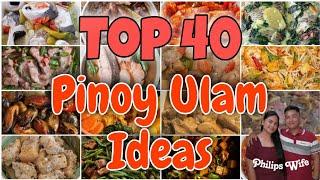 ᥫ᭡ TOP 40 PINOY ULAM IDEAS 2024 LIST | 2024 ULAM UPDATE