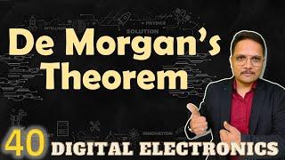 De Morgan's Theorem Explained: Basics, Statement, Circuit, and Proof