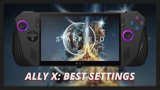 Starfield: Optimized Settings for the ROG Ally X