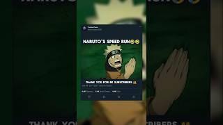 Naruto's speedrun / #anime #naruto #minecraft #shortsviral