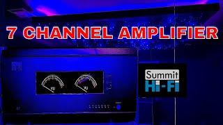 7 Channel BEAST of an AMP! Summit HIFI A7 Home Theater Amplifier