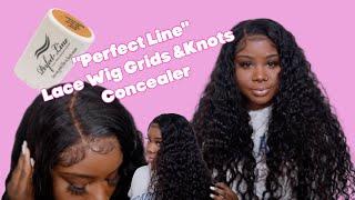  I tried Perfect Line Lace Wig Concealer OMG !! | 28 Inch WaterWave Lace Front Melt | Asteria Hair