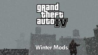 GTA IV - Blizzard-Like Snow, Winter Clothing, & Christmas Mods