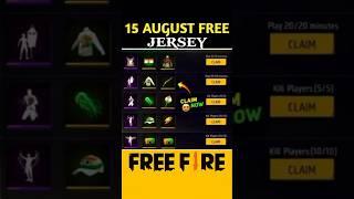 15 August free rewards || Free Fire 15 August Free Bundle || Garena Free Fire #shorts #freefire