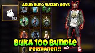 BUKA 100 BUNDLE PERMANEN , AKUN AUTO SULTAN !! BUKA BUNDLE PERMANEN FF TERBANYAK