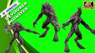 Devourer Monster | Green Screen Full 3D Animation Pack | VFX CREATOR STUDIO