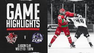 Cardiff Devils v Glasgow Clan Highlights - Feb 22nd, 2023