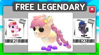 How To Get FREE LEGENDARY PONY In Adopt Me Summer Fair