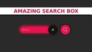 Awesome CSS Search Box Using Only HTML and CSS