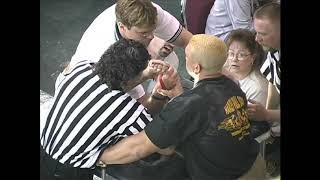 Armwrestling Tournament Match - John Brzenk and Marcio Barbosa - Very Long Match