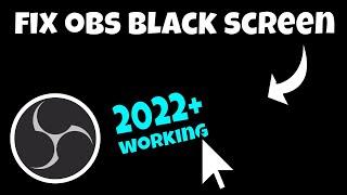 How to Fix OBS Black Screen On Monitor Capture / Game Capture - Working 2024