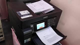 Epson L15150 Setting & DADF with Xerox Speed