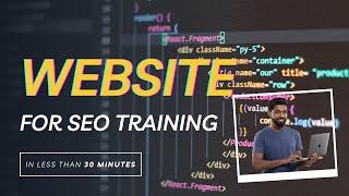 Build your first WordPress Website for SEO - SEO Training with Rambabu Thapa